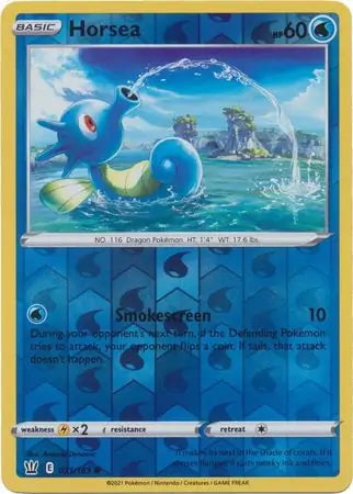 Battle Styles Horsea #31/163 reverse holo